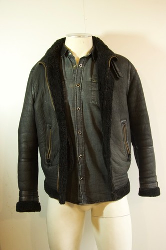 Veste mouton retourné