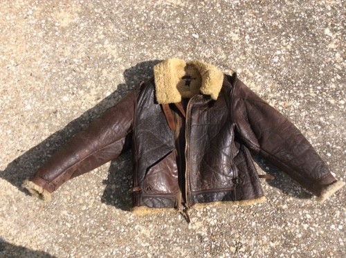 Blouson vol ww2 en cuir - vol,