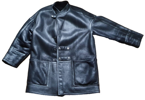 Veste cuir homme mouton - veste,